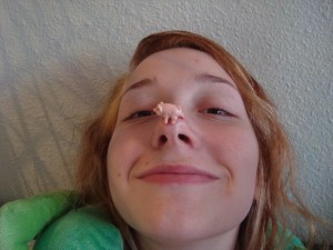 Pig on nose