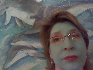 sunset beach mask with dolphins (3)